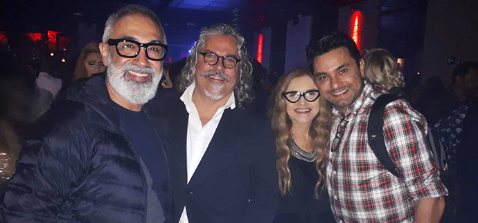 Antonio Carvalho Junior (Hair Brasil), Robson e Tania Trindade e André Sartori