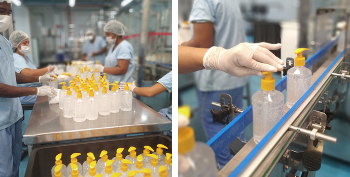 Avatim direciona sua produção para álcool em gel e sabonetes