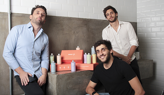 Pedro Nunes, Lucas Barchetta e Dimitri Ribeiro