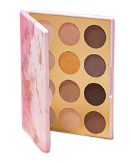 Paleta de sombras cores quentes