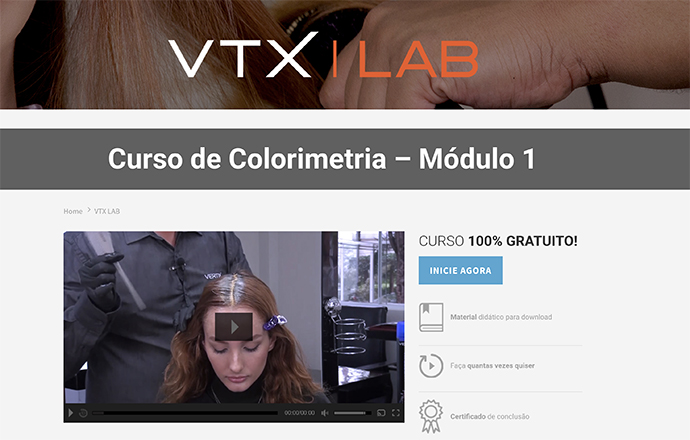 VTX | LAB - Curso online e gratuito de Colorimetria 